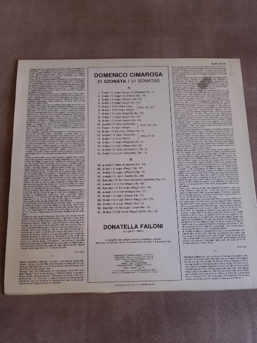 Cimarosa - 31 sonatas - Donatella Failoni