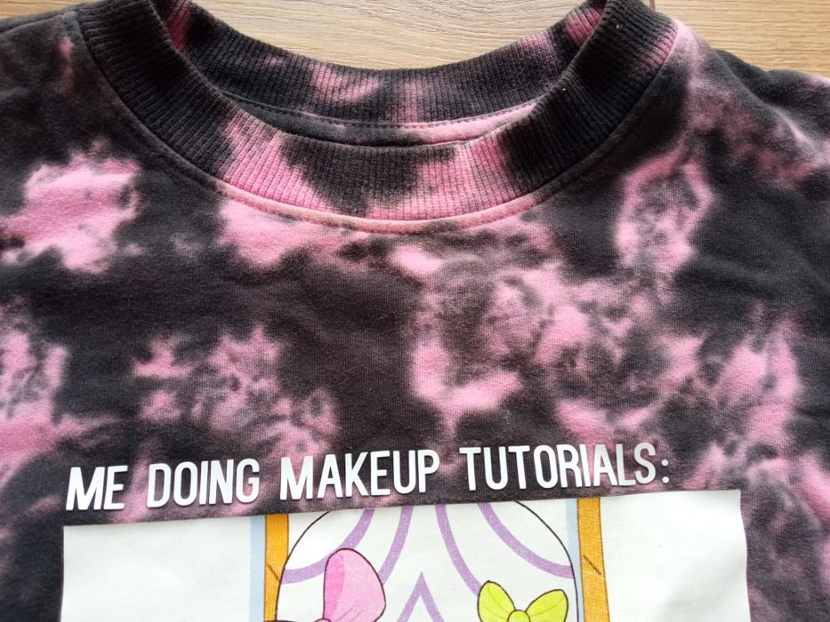 Bluza Atomówki Mojo Jojo efekt tid dye oversize r. S