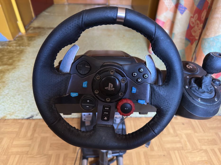 Logitech g29 + shifter + stelaż