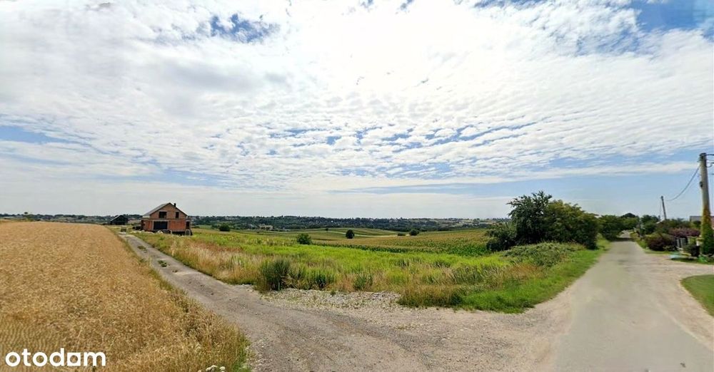 Widokowa Piękna Działka Z Mediami Baranówka / Maciejowice K. Krakowa