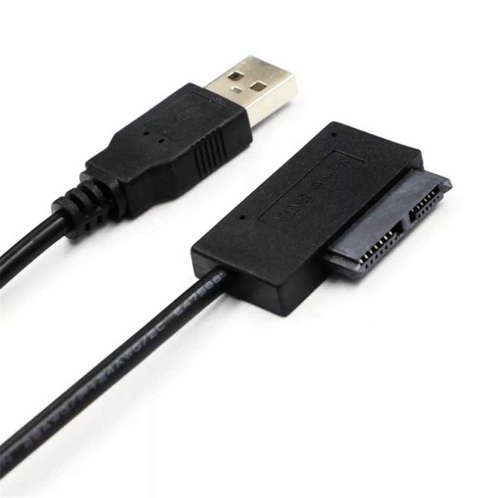 адаптер конвертер USB to Mini Sata для підключення CD/DVD ROM