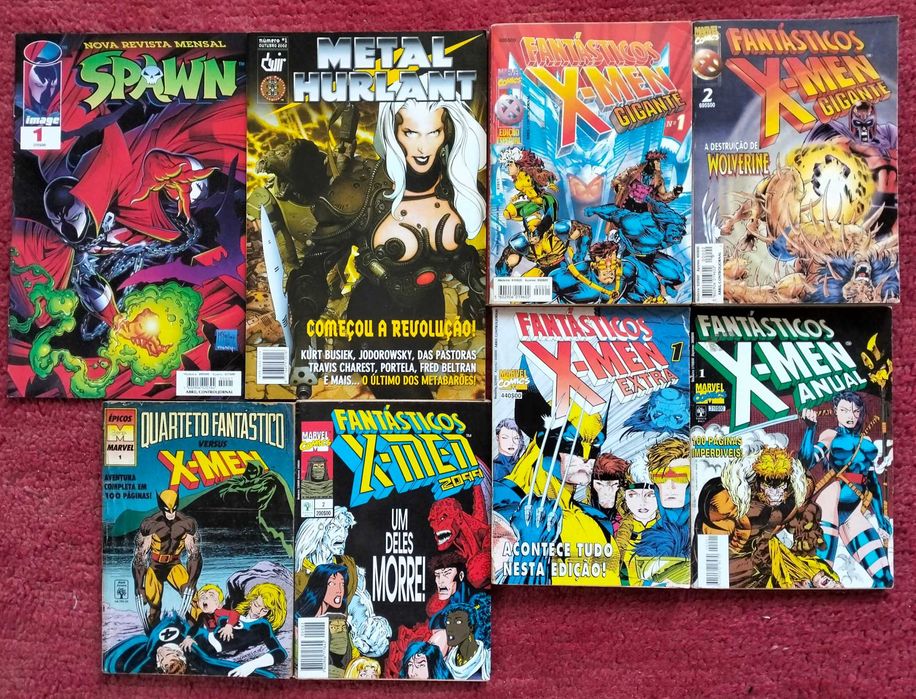 X-Men, Wolverine, Spawn, Metal Hurlant, Lara Croft