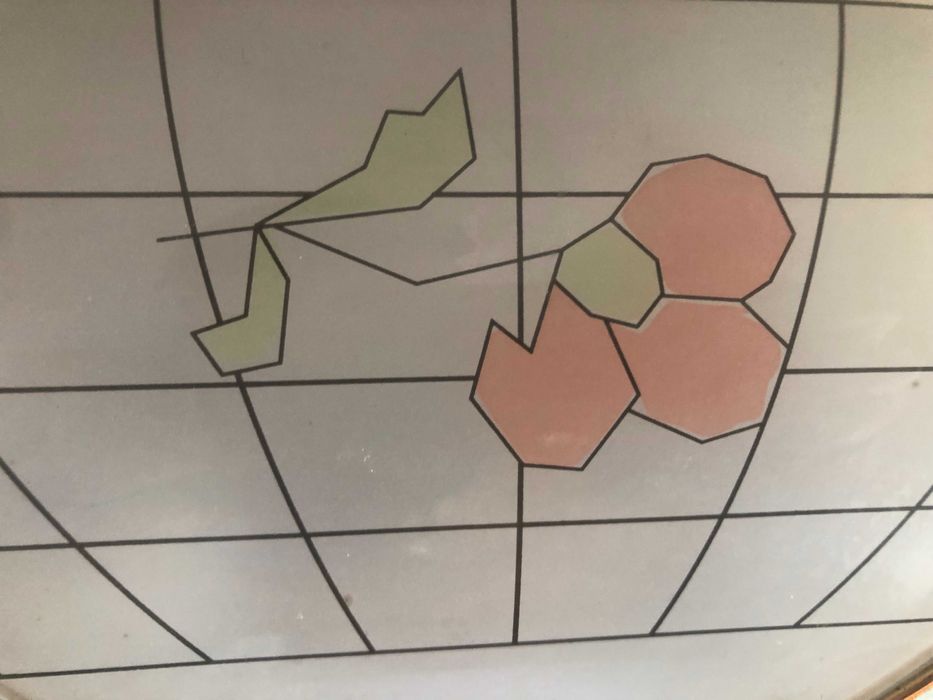 Candeeiro de teto 38 x 38cm