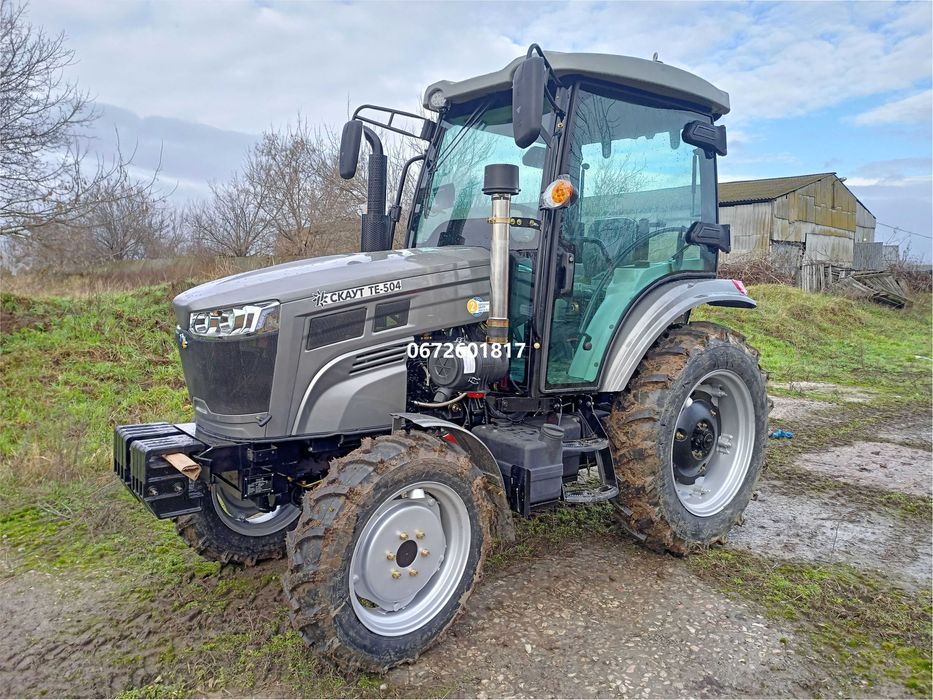 Мінітрактор Скаут ТЕ 504 Лайт примусова реверс безкоштовна доставка