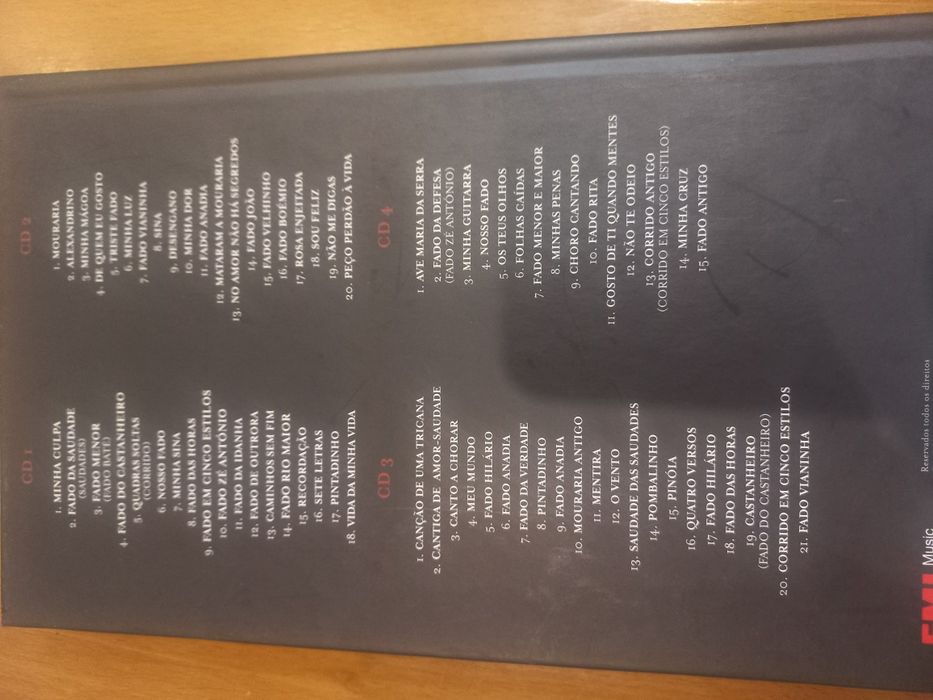 4 CD + Livro documentário de Maria Teresa de Noronha