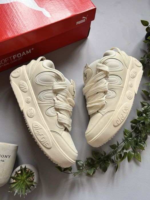 В НАЯВНОСТІ! Кросівки Puma x Lamelo LaFrance White Beige • Пума Ламело(бежеві)