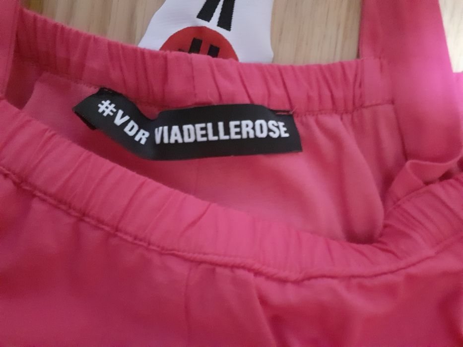 Vestido/tunica rosa choque  da marca viadellrose