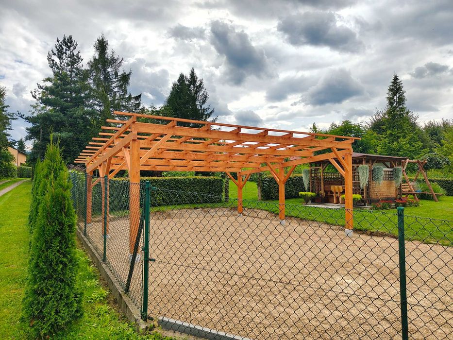 WIATA JEDNOSPADOWA 5.9x6.2m Producent! (każdy wymiar)  Drewno KVH