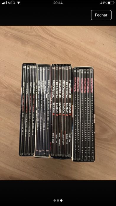 Coleçao de dvds completa da série prison break