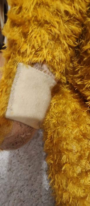 Wielki  Piękny Miś trociniak  87 cm ,bardzo stary,z Niemiec.