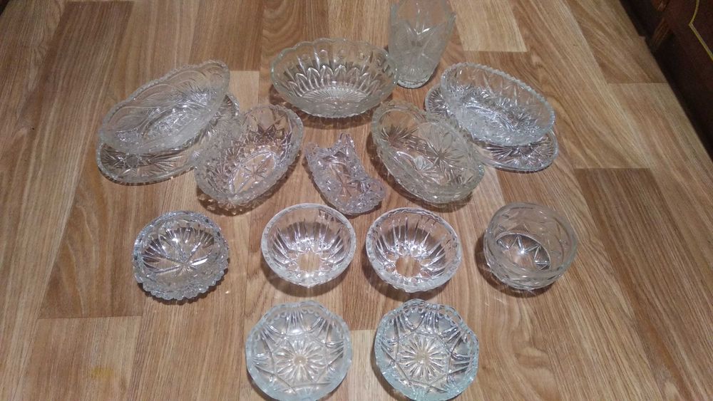 Хрустальные салатницы СССР, ваза