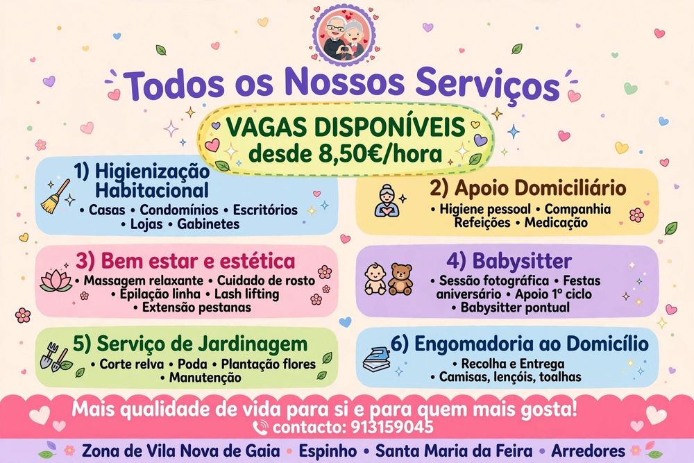 Oferecemos os nossos serviços
