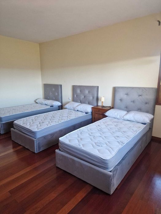 Camas de Solteiro Estofadas de Luxo 199€ - Disponíveis em Várias Cores! 190x90m! topp de Gama Novas Direto Da Fabrica