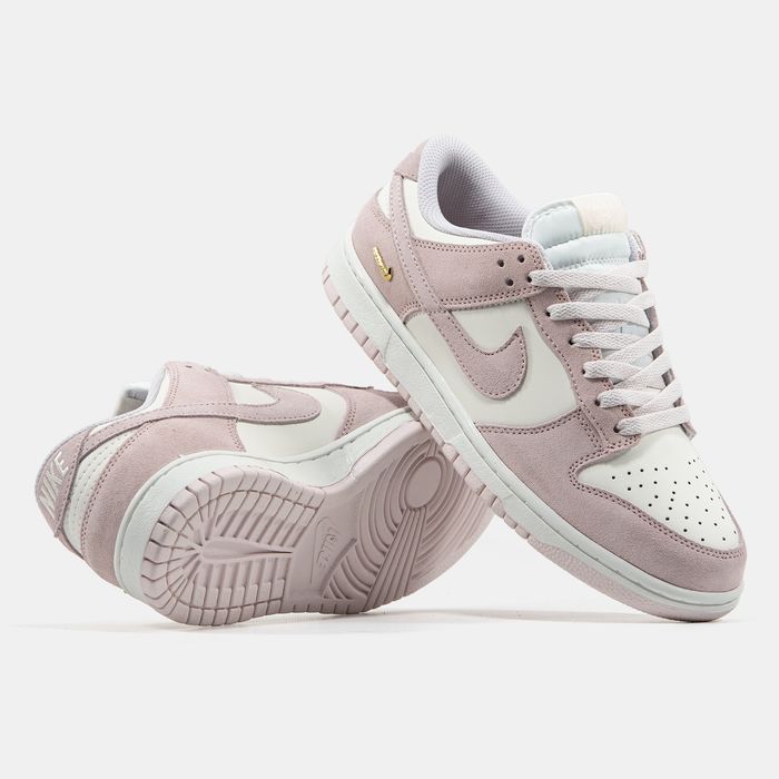 Nike SB Dunk low Pink Metallic Gold найк рожеві 36-41р