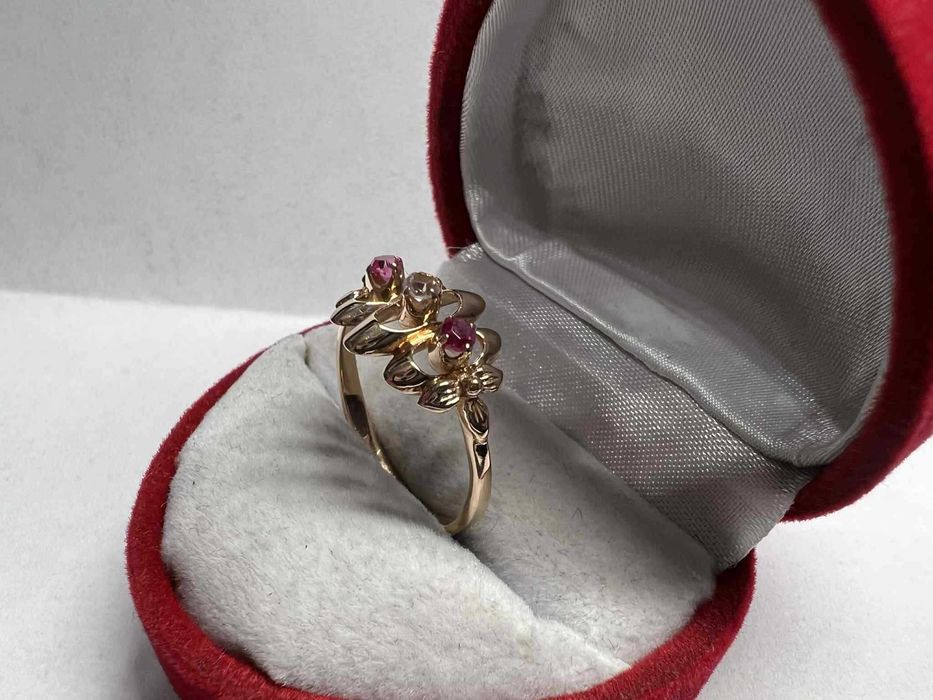 Złoty pierścionek próba 583 - 2,13g