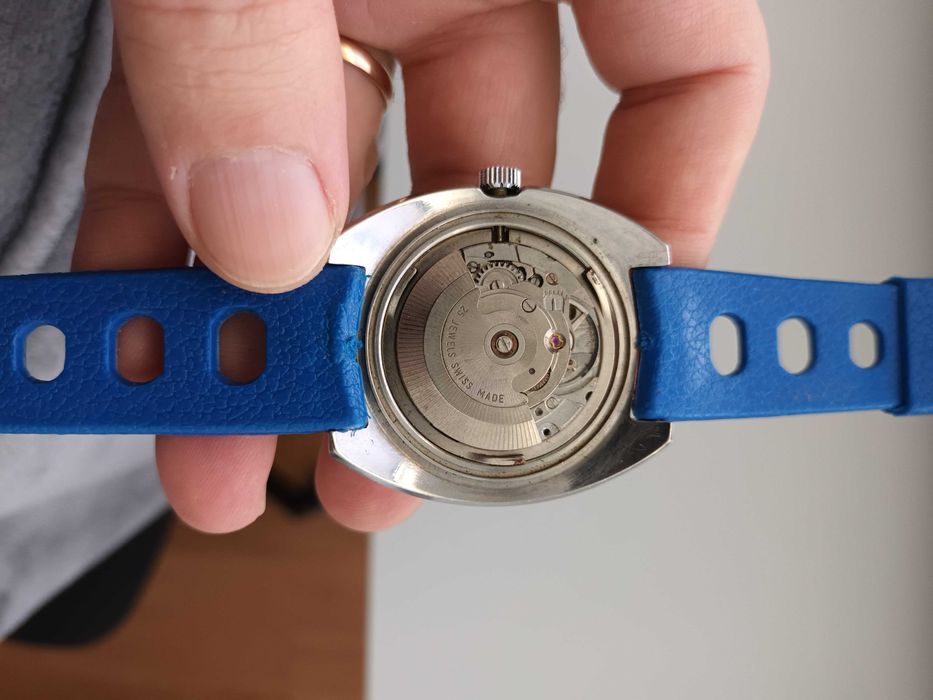 Relógio Zephyr De Luxe 25 Jóias Automático Vintage