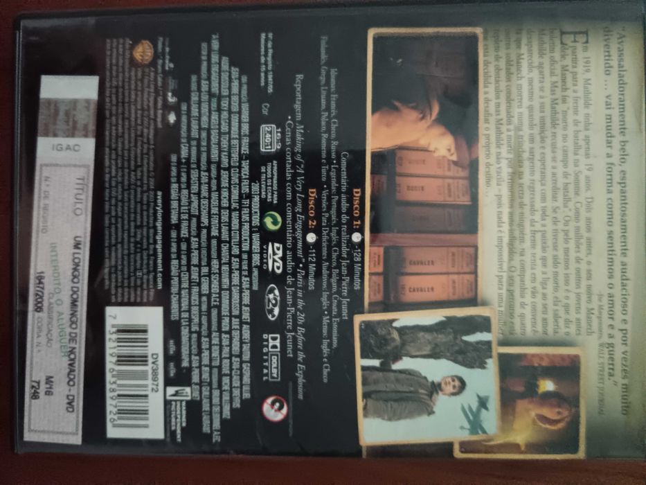 filme dvd original - um longo domingo de noivado