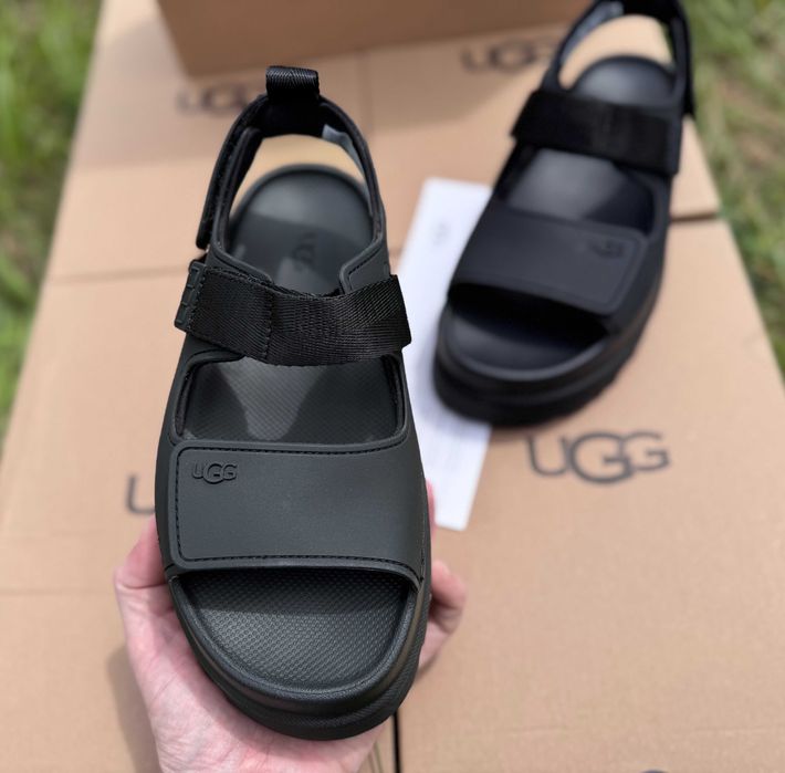 Босоножки / Босоніжки UGG Goldenglow Sandals Black Оригінал / Угг Сандалі / Уггі / Угги /Уги