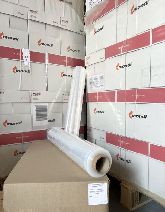 Стрейч плівка прозора, стрейч пленка прозрачная 2,1кг 3,1 кг