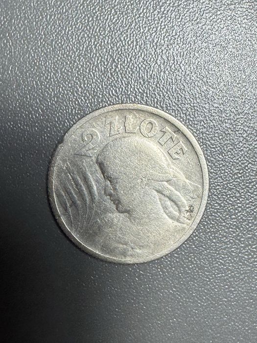 2 zł 1924 żniwiarka