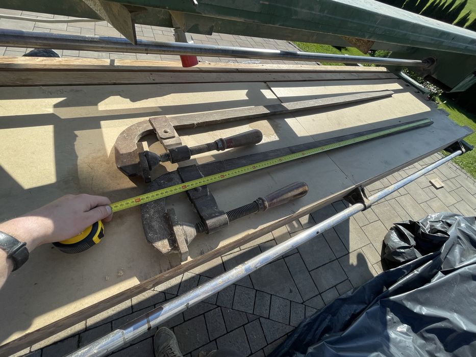 Zaciski ściski stolarskie ciesielskie 145cm