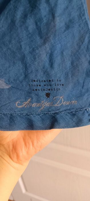 Bluzka tunika denim
