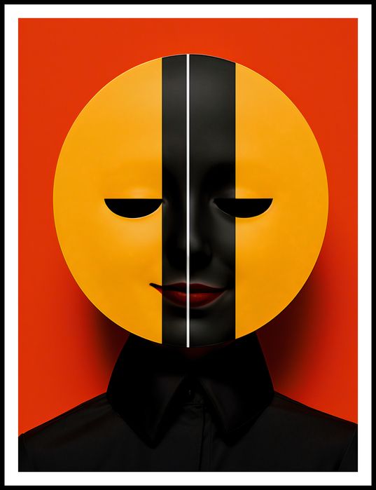 Plakat 75x100cm Dwie Twarze Rzeczywistości