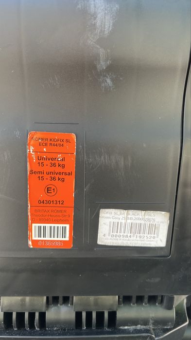 Britax Romer KIDFIX SL  black series storm grey