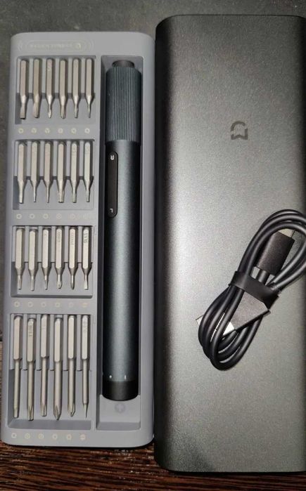 Електровикрутка прецизійна Xiaomi, набір 24 біти, Электроотвертка