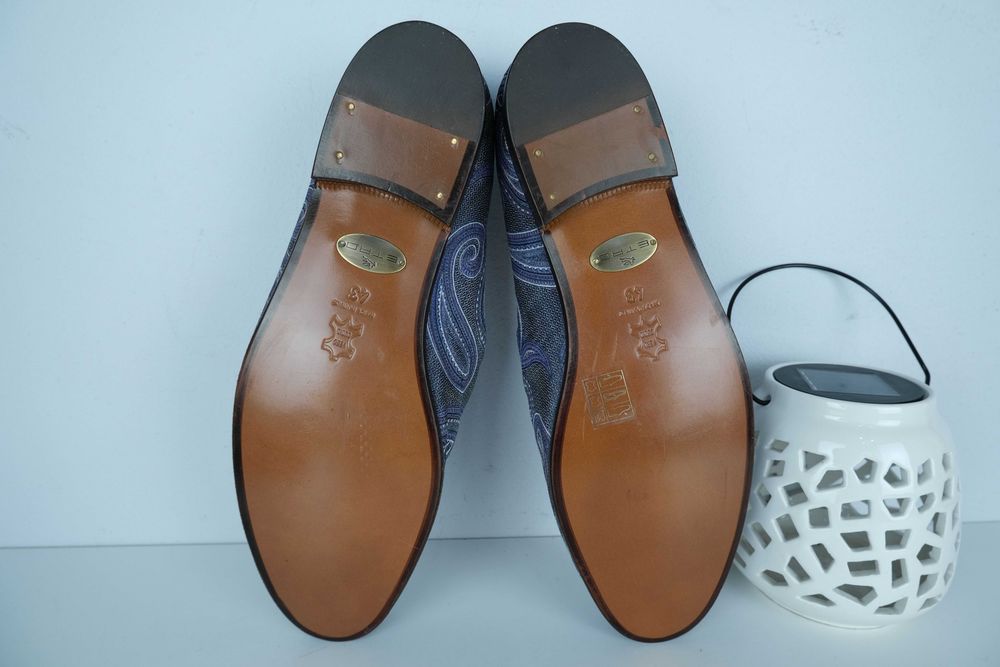 ETRO milano włoskie  mokasyny męskie  43