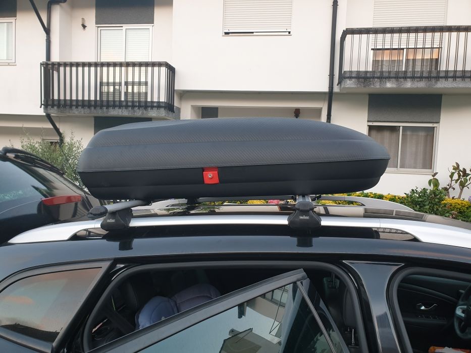 Alugo mala de tejadilho 320 litros, 55kg com chave