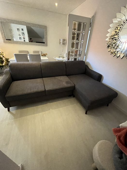 Sofá de 3 lugares com chaise long