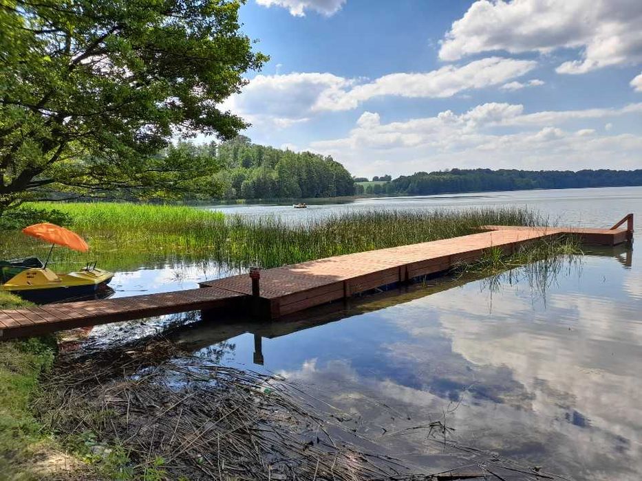 Pomost pływający, tratwa, pomost modułowy, pokład modrzew, przystań