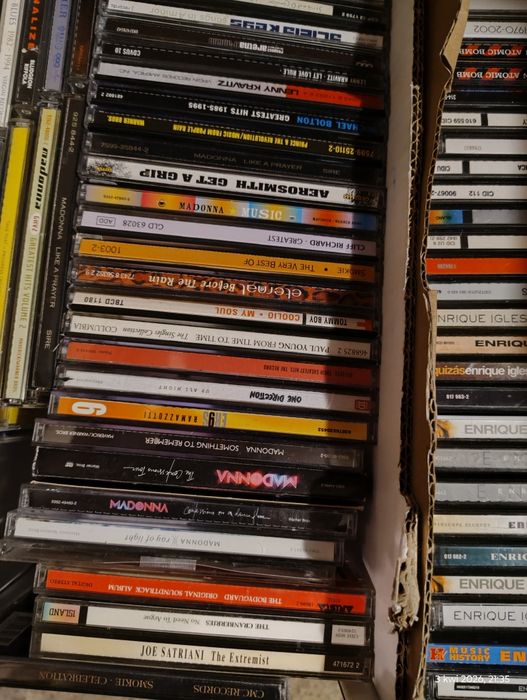 Płyty CD, muzyka lat 80tych