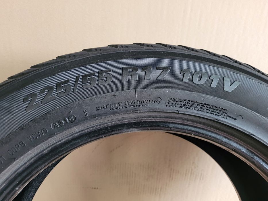 4× kumho wintercraft wp71 225/55r17 101v