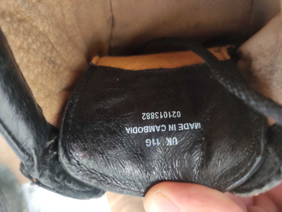 Кожаные туфли Clarks, размер 46