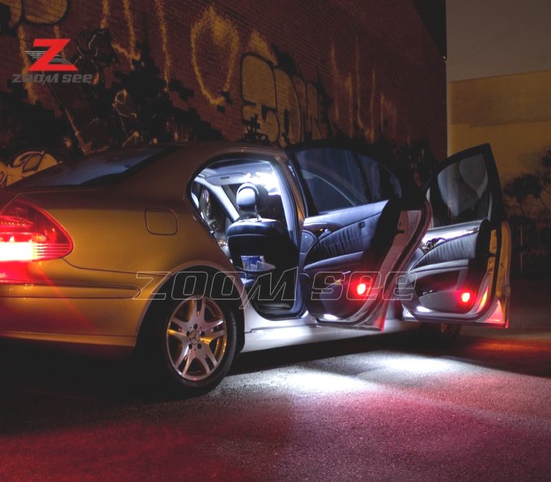 KIT COMPLETO DE 27 LÂMPADAS LED INTERIOR MERCEDES E CLASE W211 SEDÂN E200 E220 E240 E270 02-08