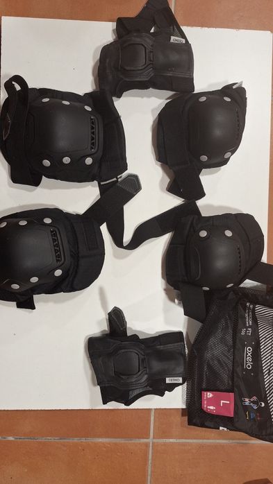 Patins em linha adulto como novos + protecções  completas