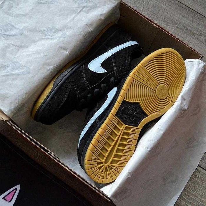 (БЕЗ ПЕРЕДОПЛАТИ) Кросівки Nike Dunk Low Pro SB Black Heavenly чорні  стильні