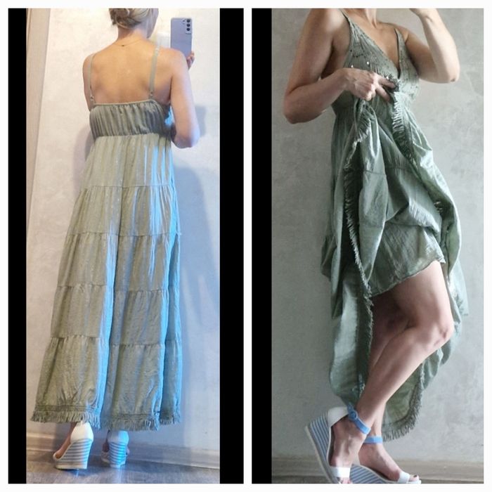 Хлопковый сарафан пастельного тона в стиле бохо, платье мики маус