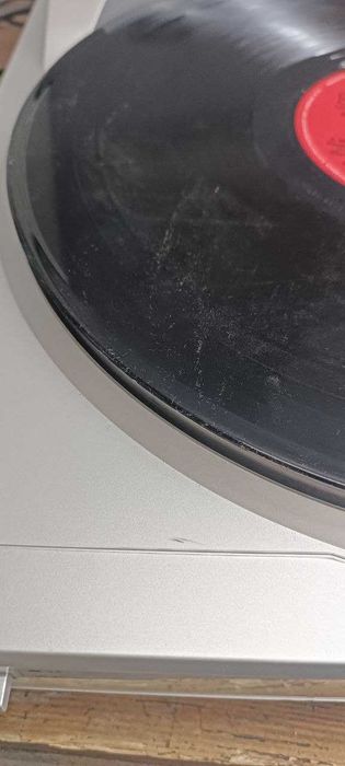 Вініловий програвач вініла Dual DT 200 USB Silver, автоматичний програвач платівок, Audio-Technica голка USB, готовий до роботи