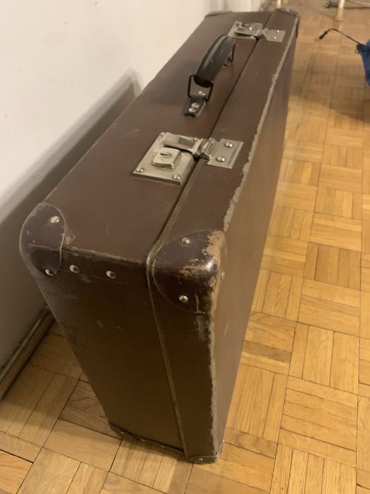 Stara zabytkowa walizka lata 50 60