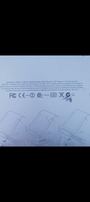 Apple iMac model A1208 17"