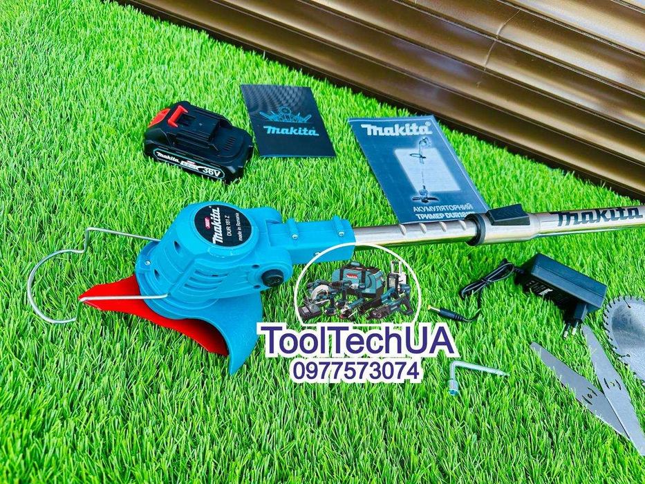 Акумуляторний триммер Makita ( 36V-6Ah XGT ) Електро косарка Траворез