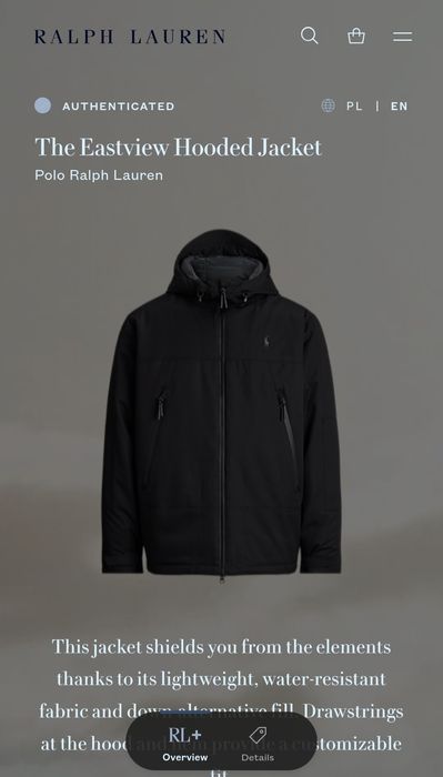 Kurtka Męska Zimowa Ralph Lauren M