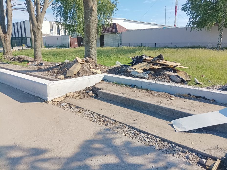 Будівельні роботи.