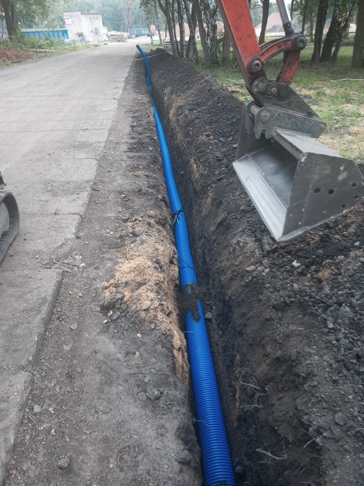 Usługi minikoparką transport autolaweta