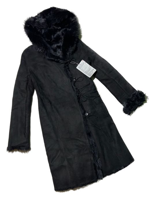 Дублянка з тоскани жіноча натуральна , зимова , тепла , довга рL