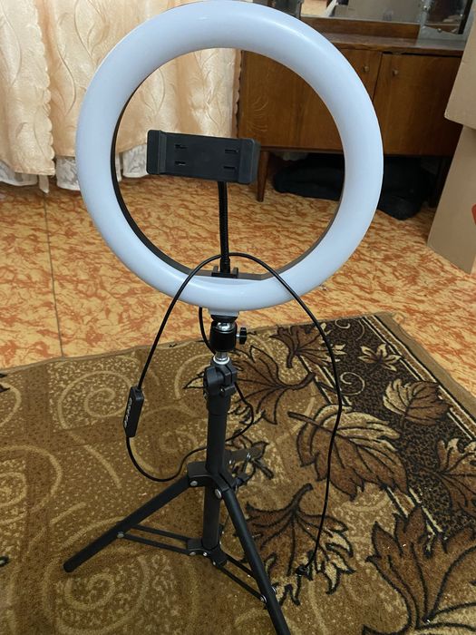 Кольцевая лампа Ring Light для фото и видео со штативом
