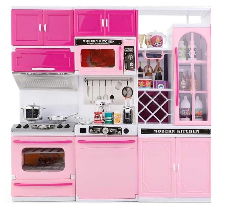 Інтерактивна кухня для Барбі з ефектом кипіння і аксесуарами Рожева